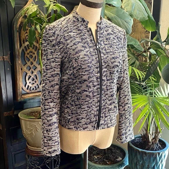 Fossil Gray & Purple zip jacket - Picture 3 of 11